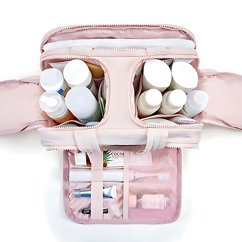 Organizador de Cosméticos Profesional 4 en 1 – Alta Capacidad y Diseño Elegante