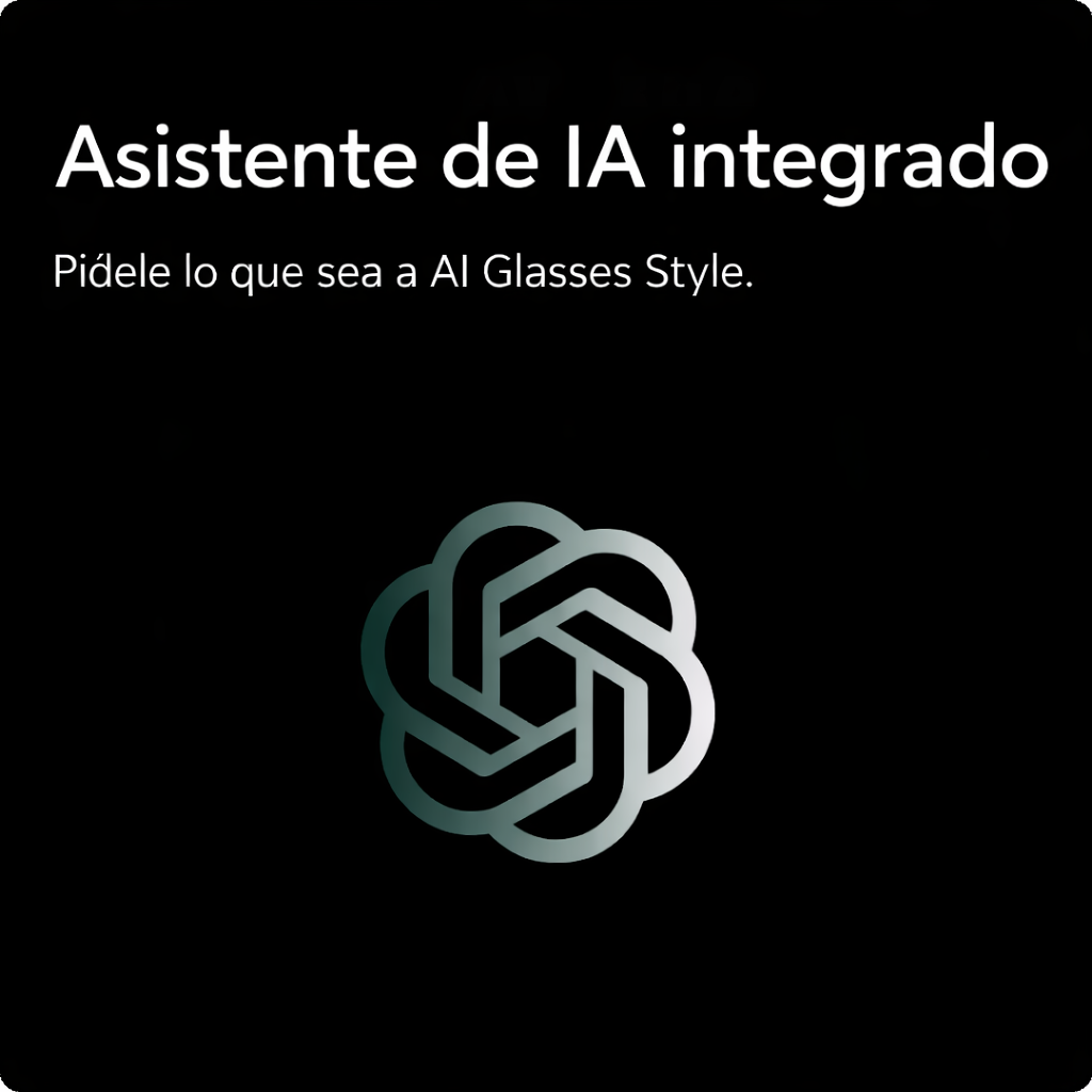 Lentes Inteligentes con Cámara Full HD + Inteligencia Artificial- traducción en tiempo real