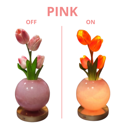 Lampara LED  de  Tulipanes RGB