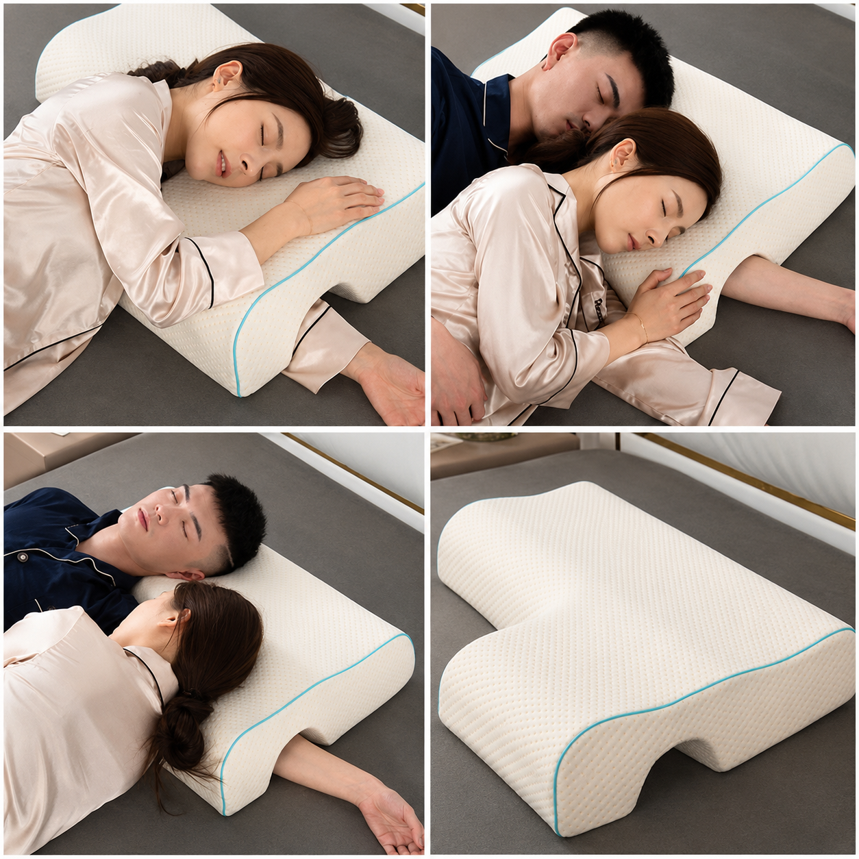 Almohada Ortopédica Para Parejas Viscoelástica