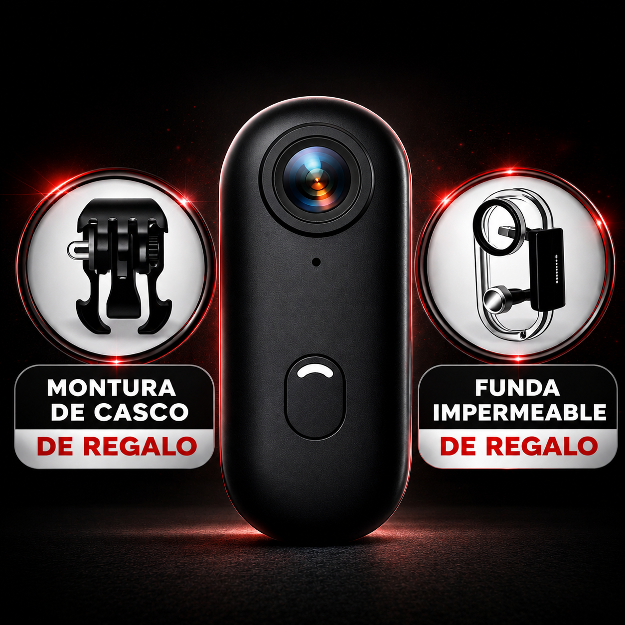 Cámara Action 4K Magnética Ultra HD