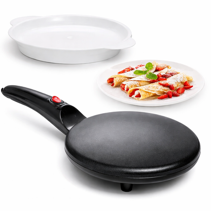 Crepera eléctrica antiadherente para hacer crepes perfectos en casa
