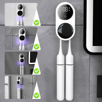 Esterilizador UV-C Inteligente para Cepillos de Dientes con Sensor Automático