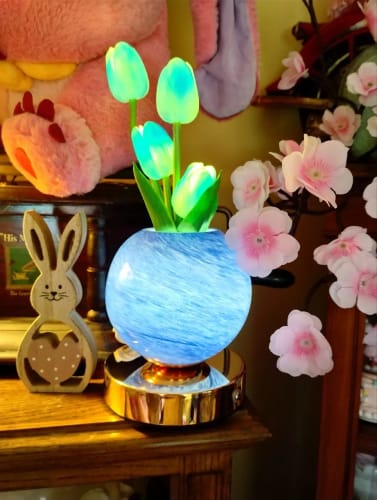 Lampara LED  de  Tulipanes RGB